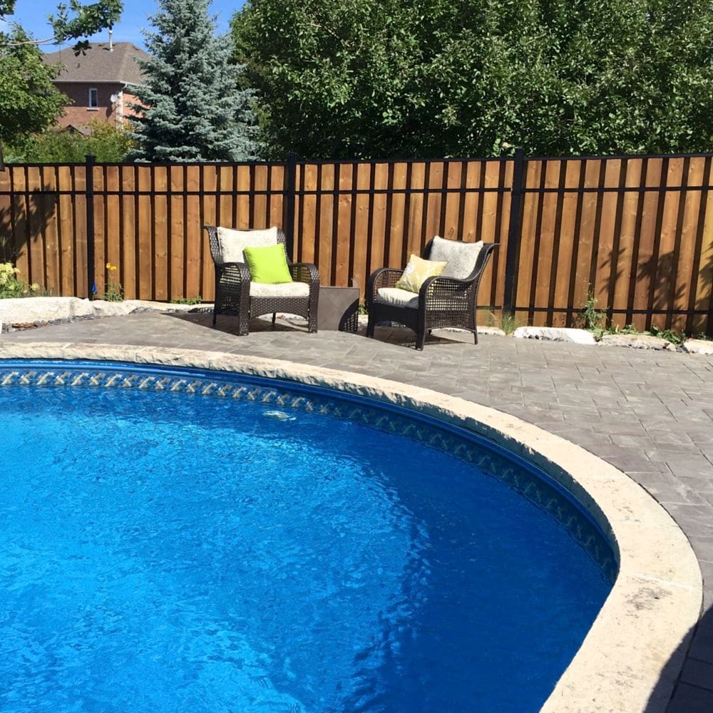 Cap Rail for top of Vertical Slipfence panel