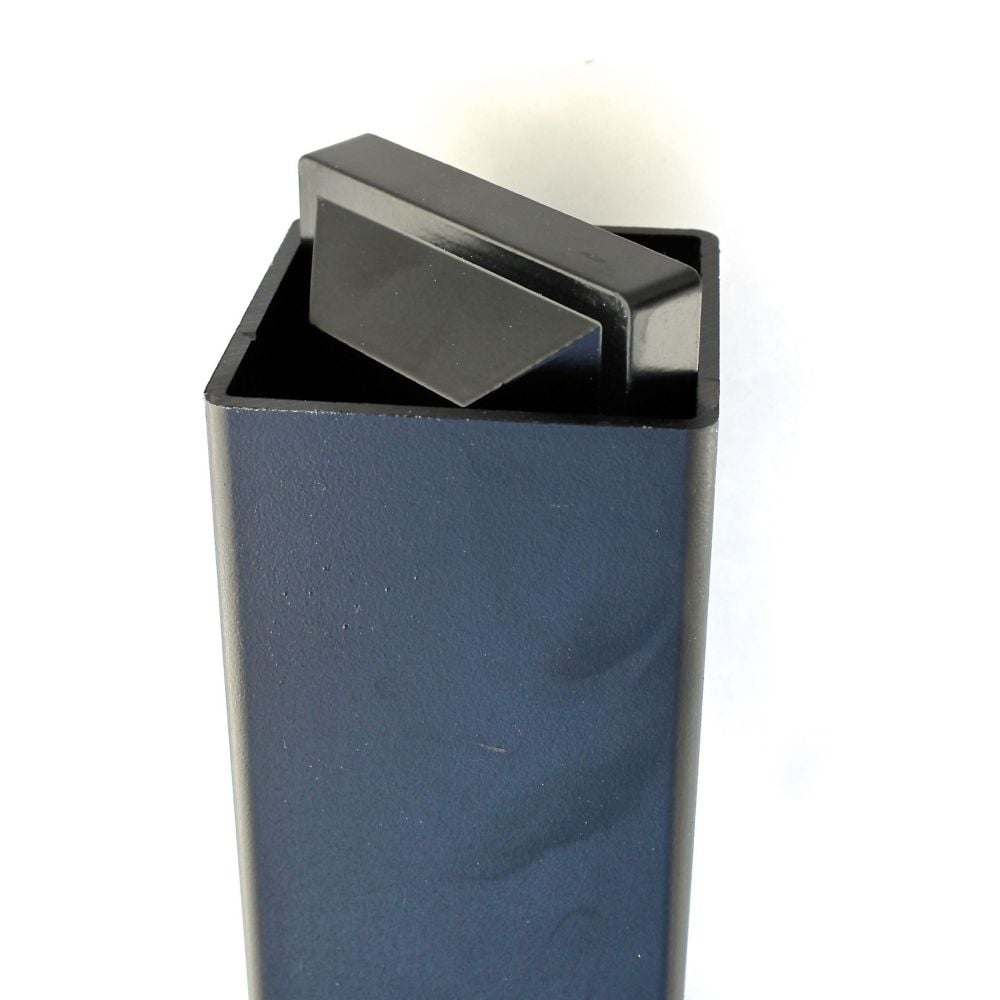 Poteau de clôture en aluminium de 9 pi 3 po x 3 po x 100 po