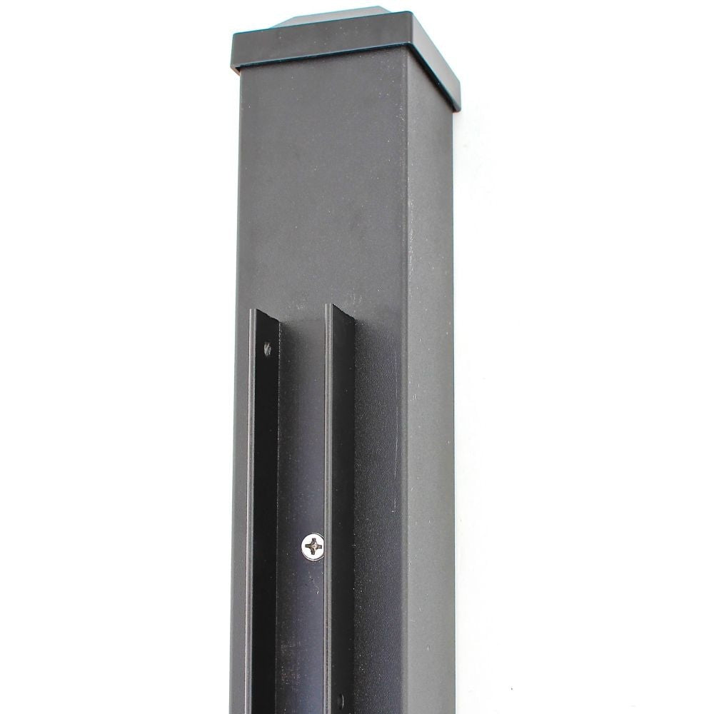Poteau de clôture en aluminium de 9 pi 3 po x 3 po x 100 po