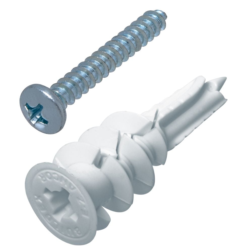 E-Z Anchor #6 E-Z Lite Drywall Anchor with Screws - Plastic - 225pc