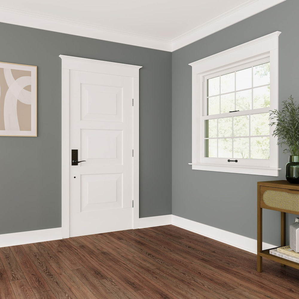 1-inch x 2-inch x 12 ft. Trimplank Moulding in White