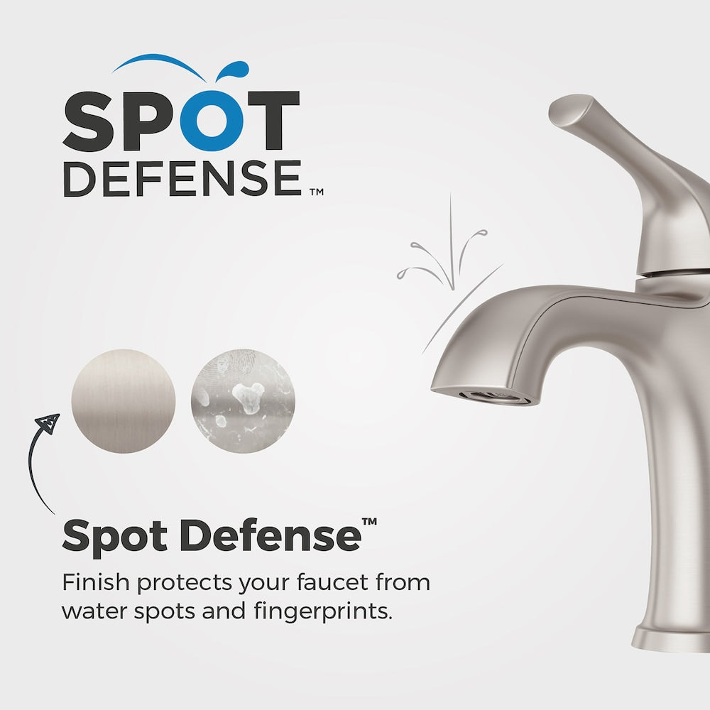 Ladera Single Handle 1 or 3 Hole Brushed Nickel Bathroom Sink Faucet/Tap