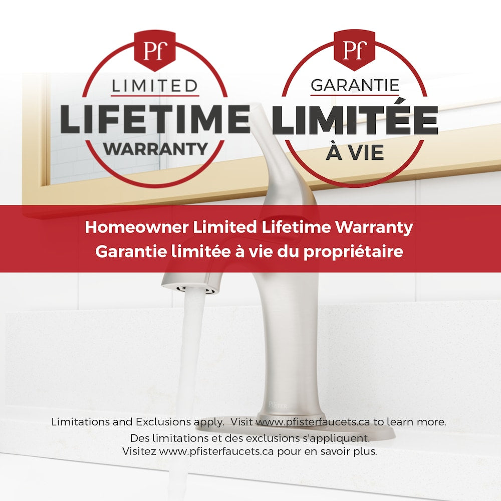 Ladera Single Handle 1 or 3 Hole Brushed Nickel Bathroom Sink Faucet/Tap