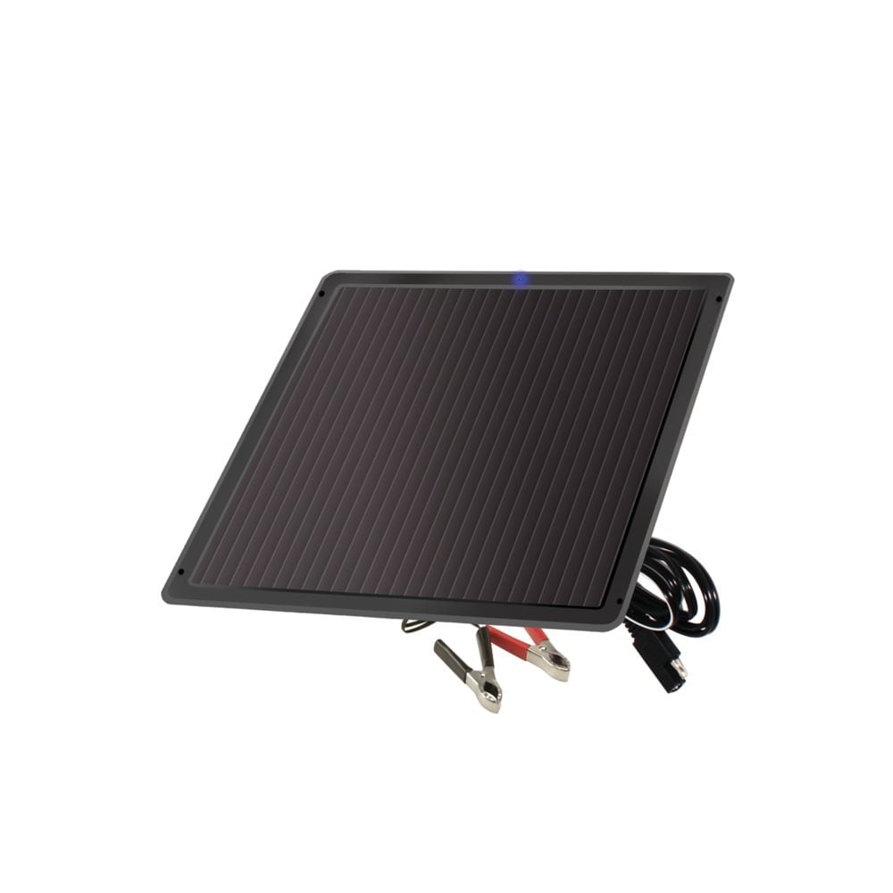 7.5-Watt Amorphous Solar Battery Trickle Charger for 12-Volt Systems