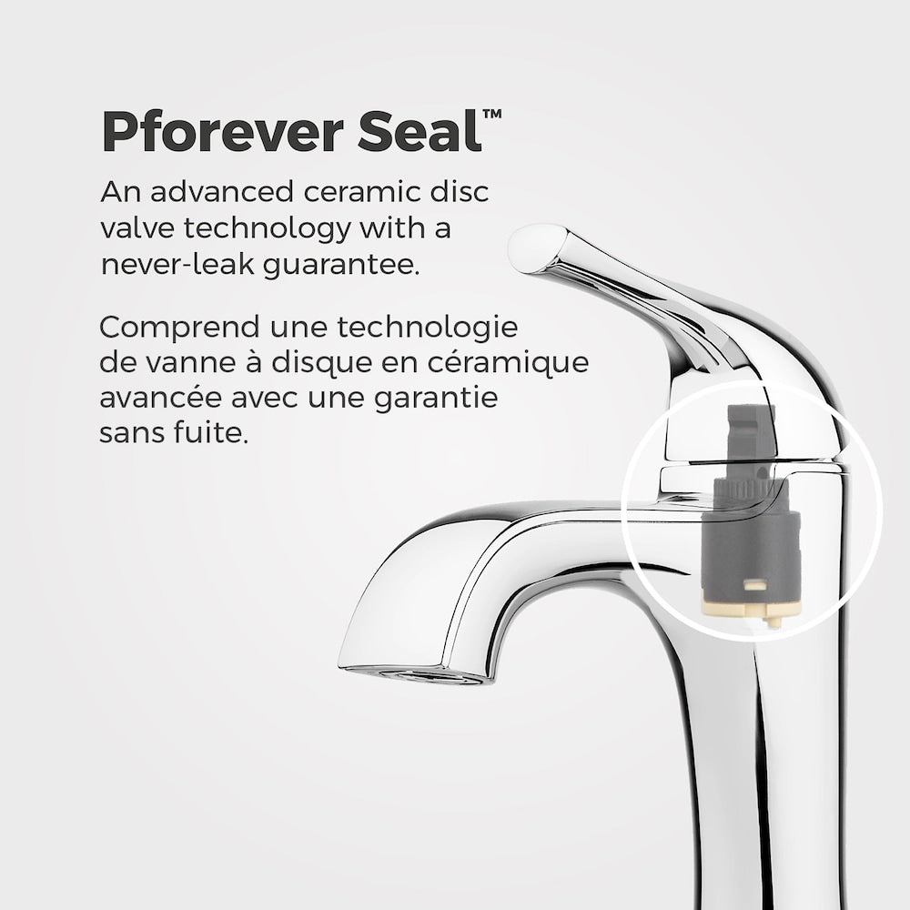 Ladera Single Handle 1 or 3 Hole Polished Chrome Bathroom Sink Faucet/Tap