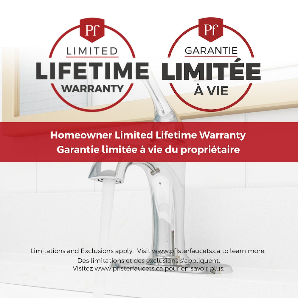 Ladera Single Handle 1 or 3 Hole Polished Chrome Bathroom Sink Faucet/Tap