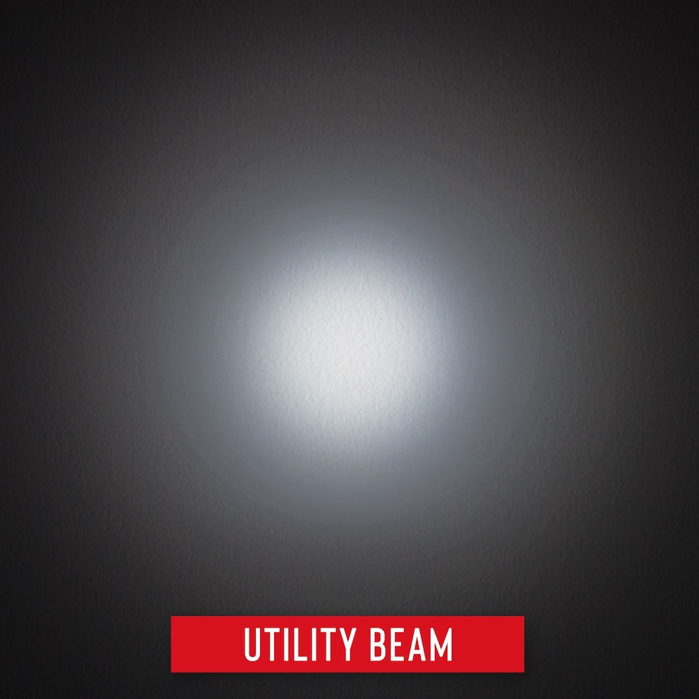FL13 250 Lumen Dual Colour (White & Red) LED Headlamp, Batteries & Hard Hat Clips Included, Grey
