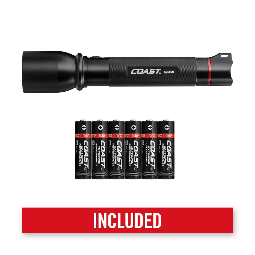 HP450 1400 Lumen LED Flashlight with Slide Focus