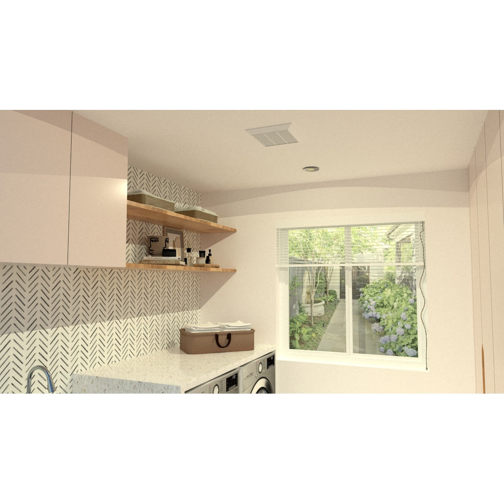 Cyclone Hustone bath fan, 90 CFM, 2 sones, 4" collar, easy to install exhaust fan