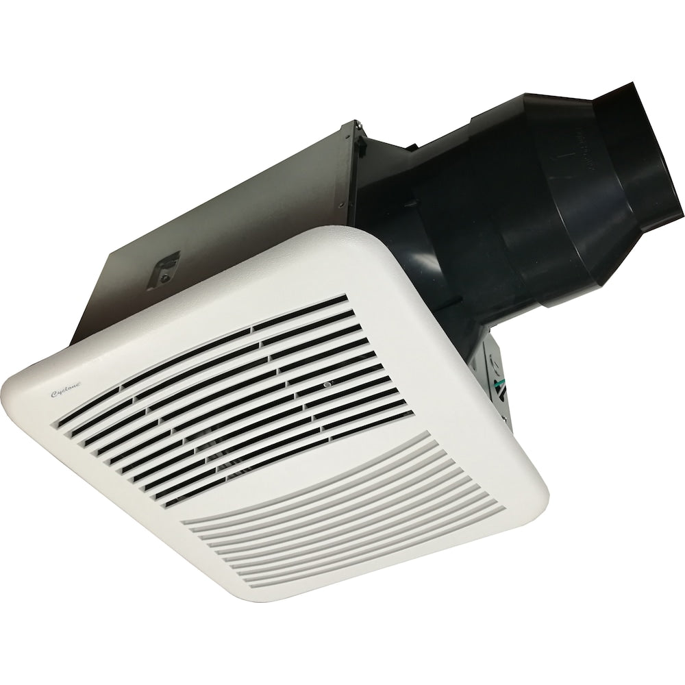 Cyclone Cyclone HushTone 150CFM, Quiet Bathroom Fan, 0.5 sones, with Humidity Sensor, Energy Star Certified