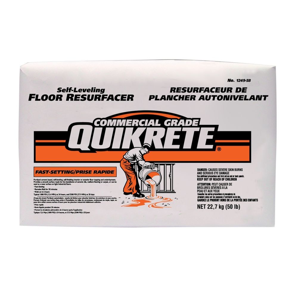 23kg Quikrete Fast Setting Self Levelling Floor Resurfacer