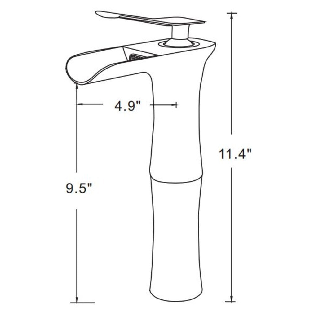 Deck Mount CUPC Approved Lead Free Brass Faucet In Chrome Color AI-16749