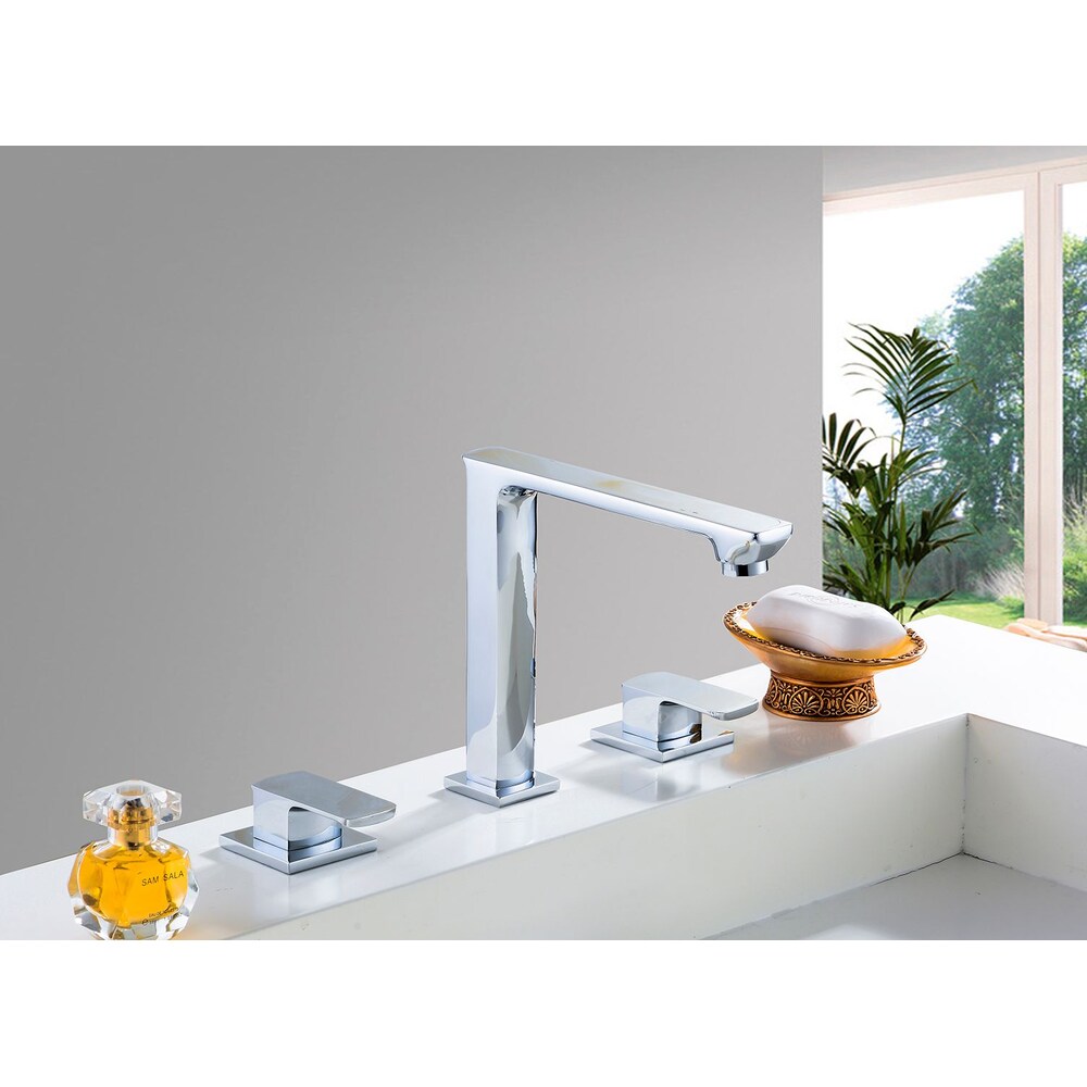 3H8-in. CUPC Approved Lead Free Brass Faucet In Chrome Color AI-16753