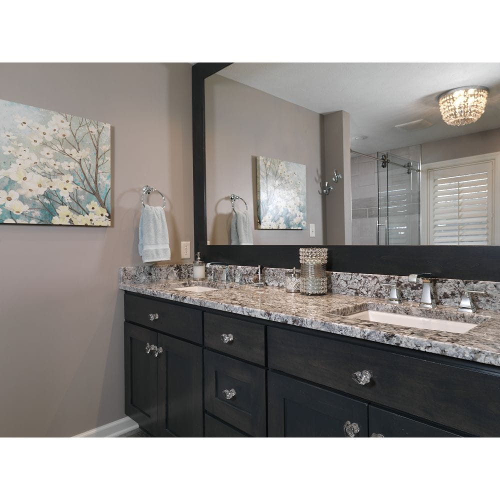 Ashlyn Two Handle Lever Widespread Bathroom Sink Faucet Deck Mount Standard Flow Chrome