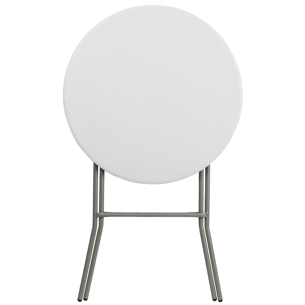 32-inch Dia. Round Plastic Folding Bar Table