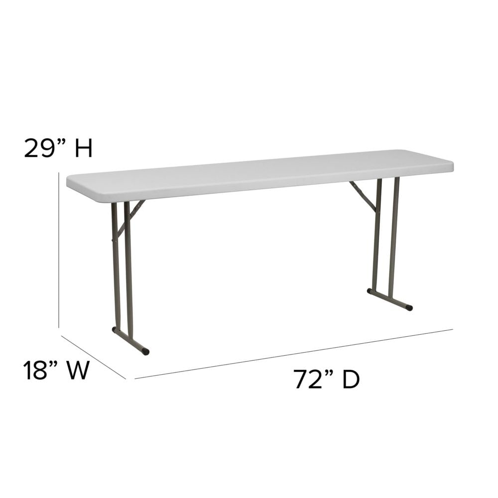 18x72 Folding Training Table