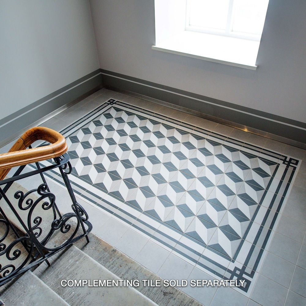 Twenties Corner 7-3/4-inch x 7-3/4-inch Ceramic Floor and Wall Tile (11.11 sq.ft. / case)