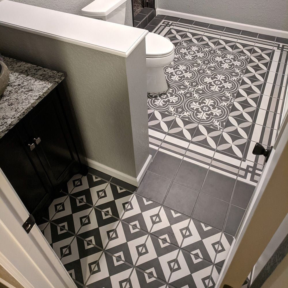 Twenties Corner 7-3/4-inch x 7-3/4-inch Ceramic Floor and Wall Tile (11.11 sq.ft. / case)