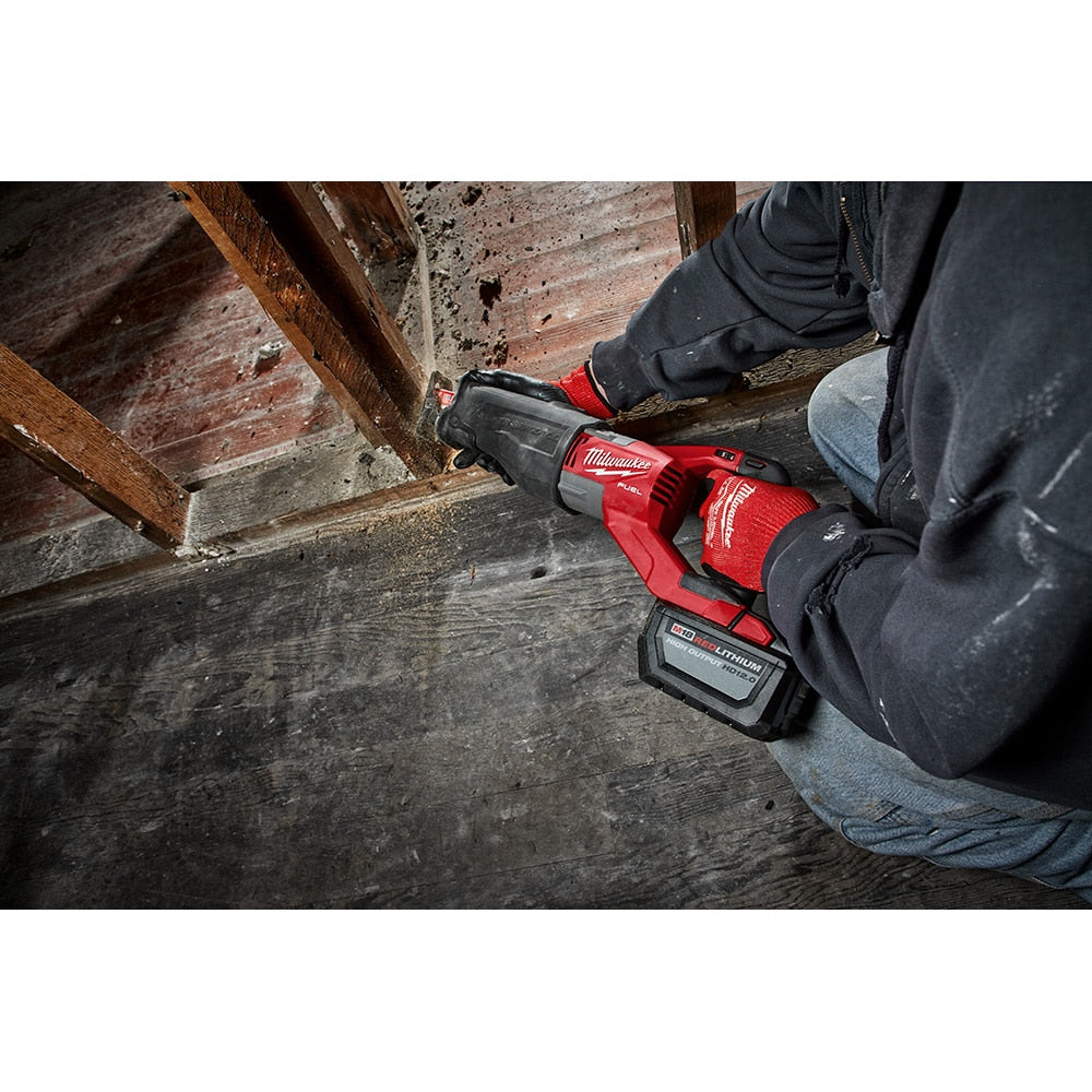 M18 FUEL 18V Li-Ion Brushless Cordless SUPER SAWZALL Orbital Reciprocating Saw w/ 12.0 Battery