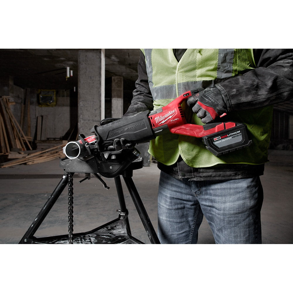 M18 FUEL 18V Li-Ion Brushless Cordless SUPER SAWZALL Orbital Reciprocating Saw w/ 12.0 Battery