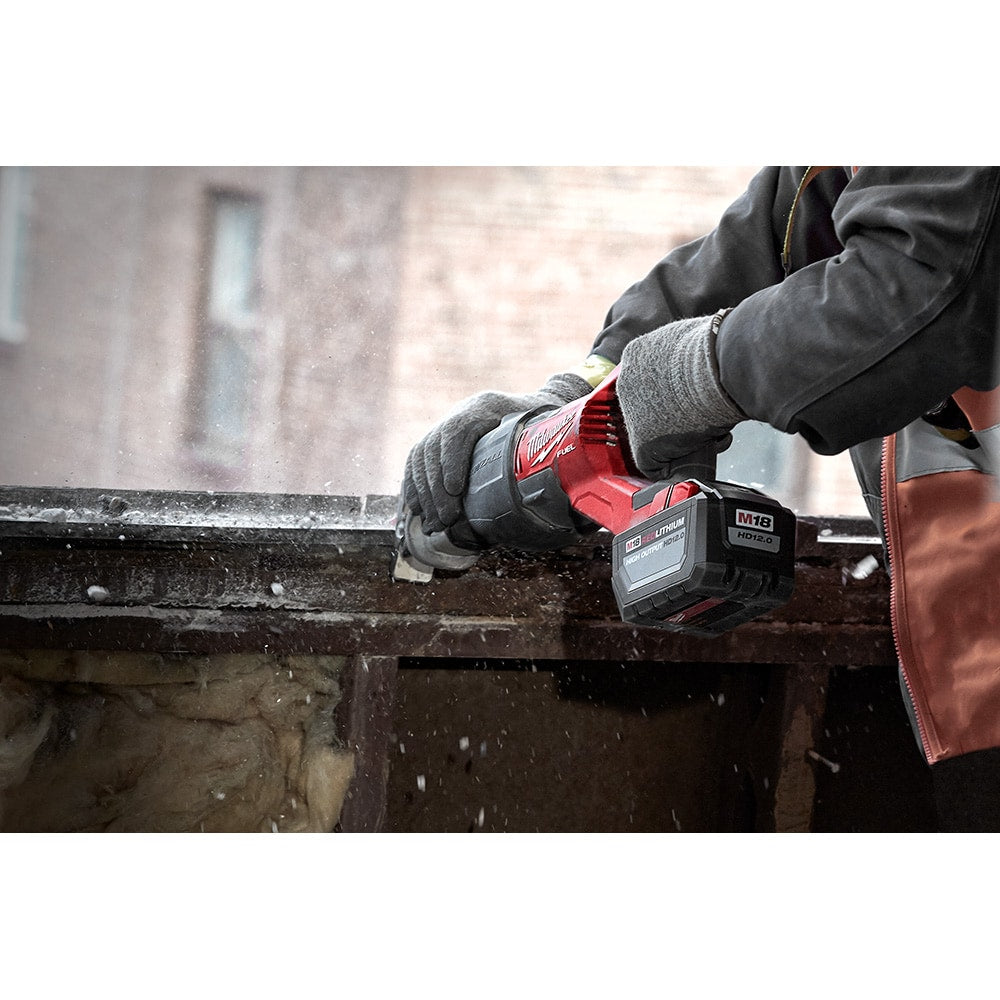 M18 FUEL 18V Li-Ion Brushless Cordless SUPER SAWZALL Orbital Reciprocating Saw w/ 12.0 Battery