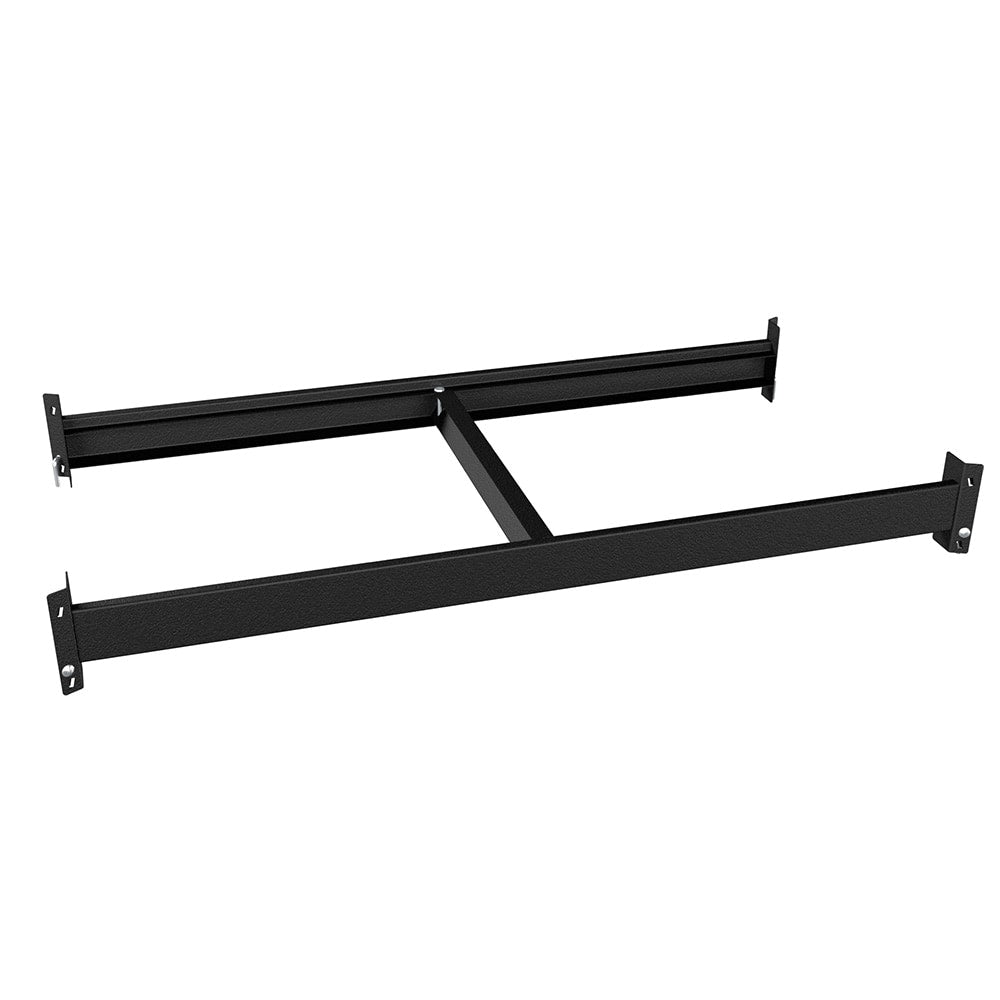 36-inch W x 4.25-inch H Metal (Steel) Beam and Brace Kit for Customizable Shelving Unit in Black
