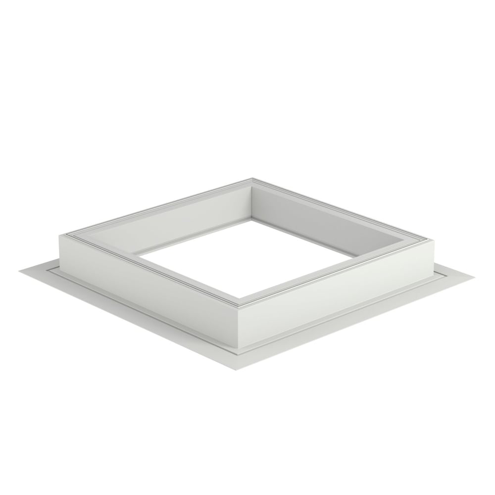 Base de bordure ZCE pour puits de lumière pour toit plat - taille 060090 - hauteur 15 cm