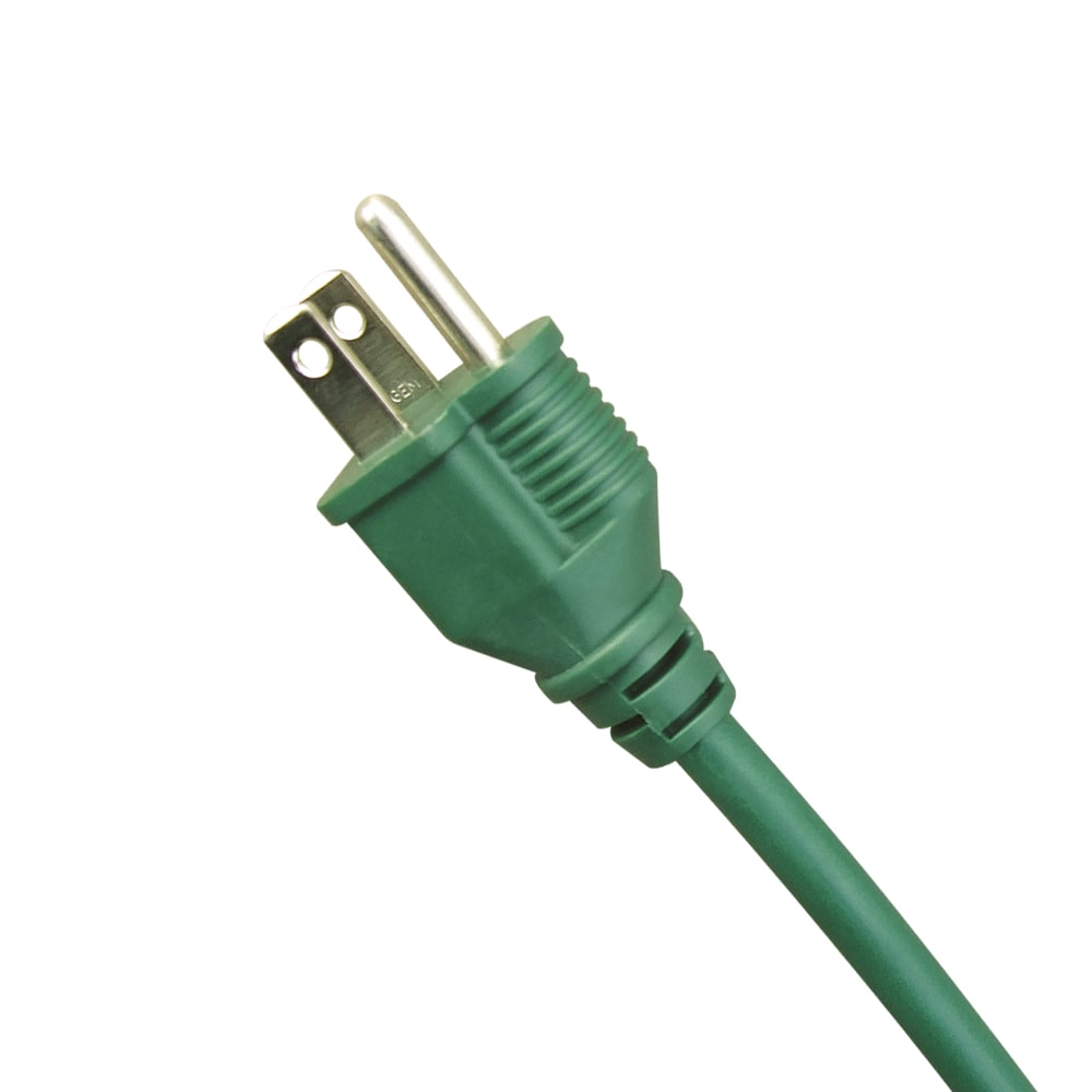 40 ft. 16 Gauge 13 Amps Multi-Directional Outdoor Light Duty Extension Cord, Green
