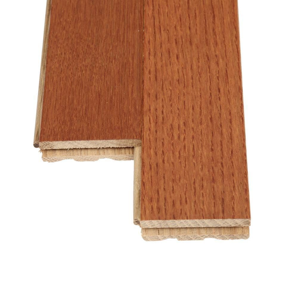 AO Plancher, bois franc, chêne cuivre foncé, 3/4 po d'épaisseur x 2 1/4 po de largeur (20 pi²/boîte)