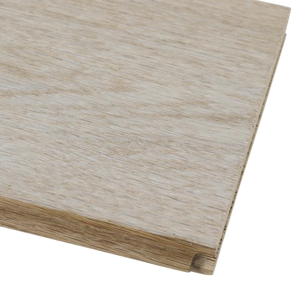 Oak Sugar White 3/4-inch Thick x 5-inch W Hardwood Flooring (23.5 sq. ft. / case)