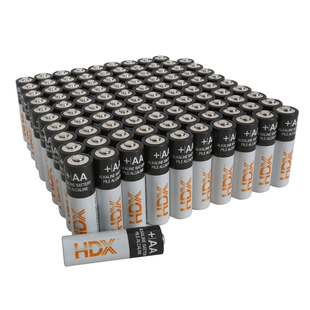 AA Alkaline Battery (100-Pack)