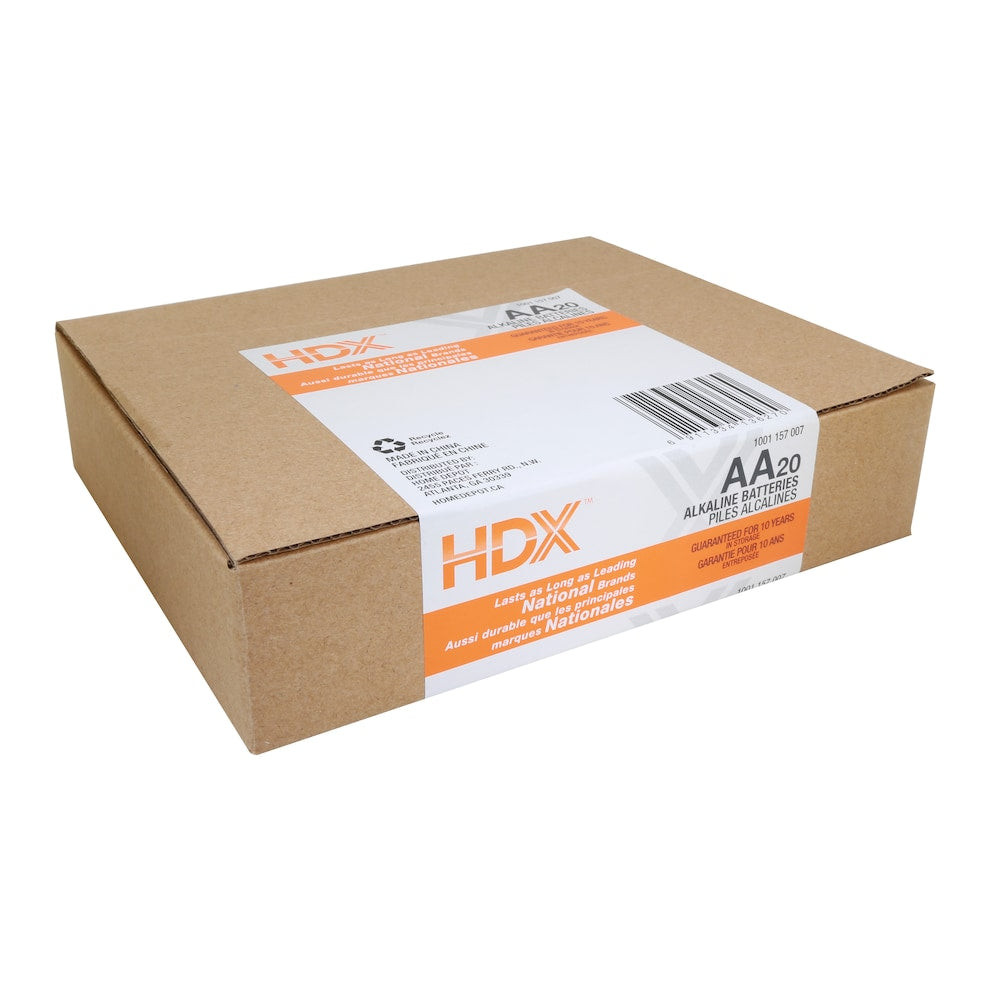 AA Alkaline Battery (20-Pack)