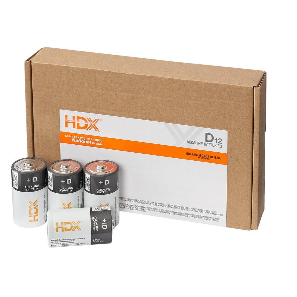 D Alkaline Battery (12-Pack)