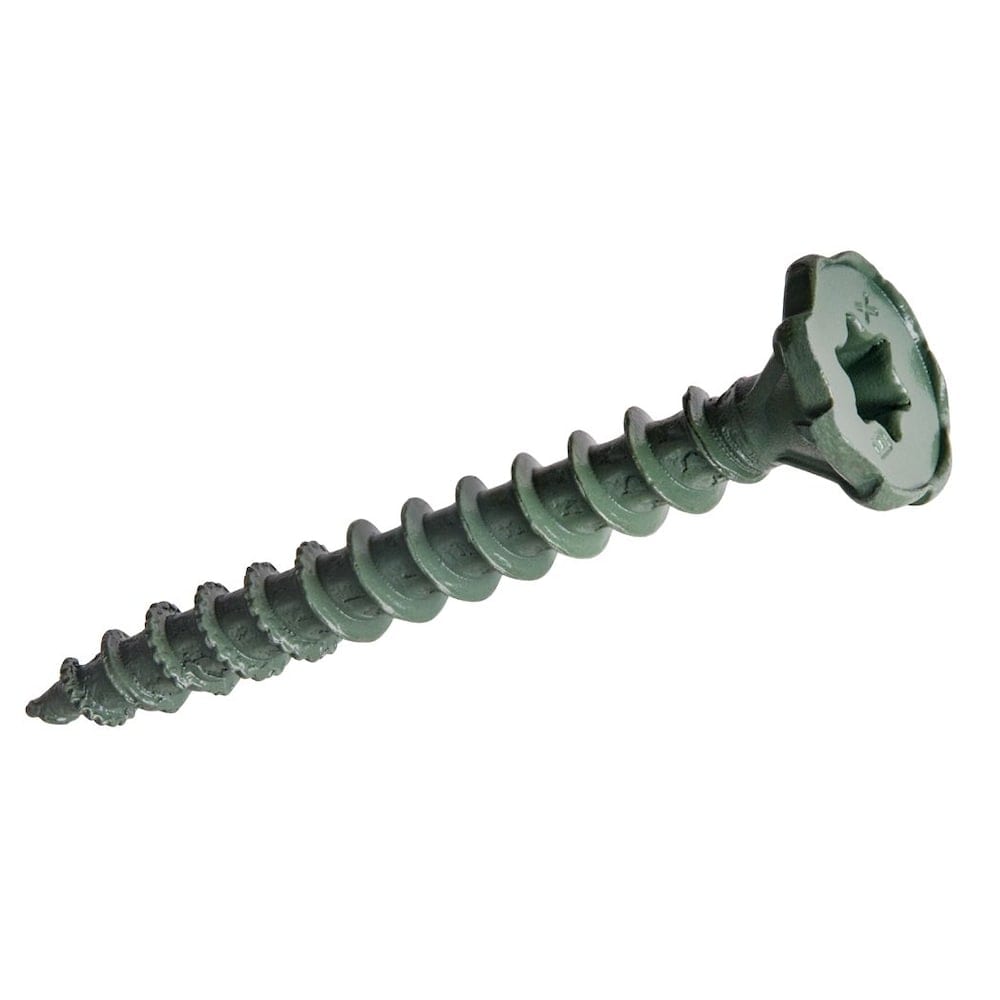 1-5/8-inch Serrated Head Star Drive Cement Board Screws - 140pcs