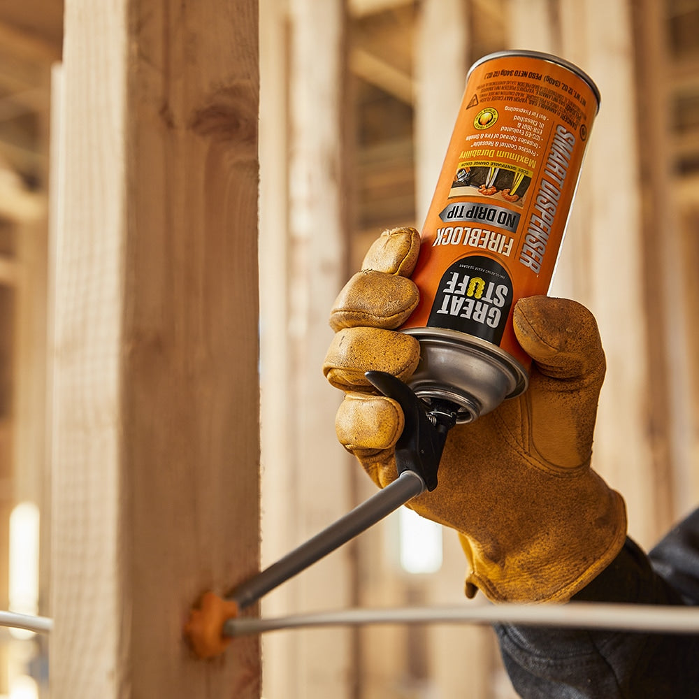 Fireblock with Smart Dispenser 16 oz. Expanding Spray Foam Insulation, 454 g