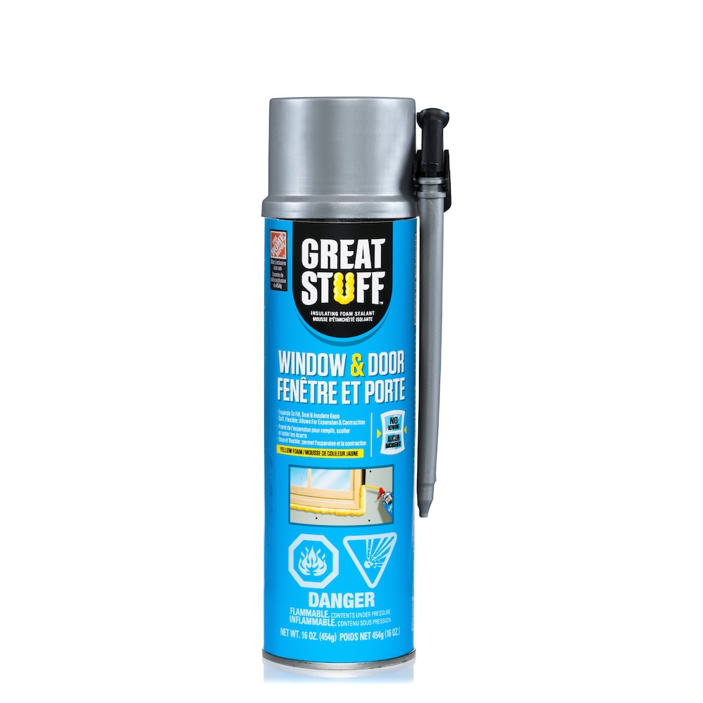 Window & Door with Smart Dispenser 16 oz. Expanding Spray Foam Insulation, 454 g