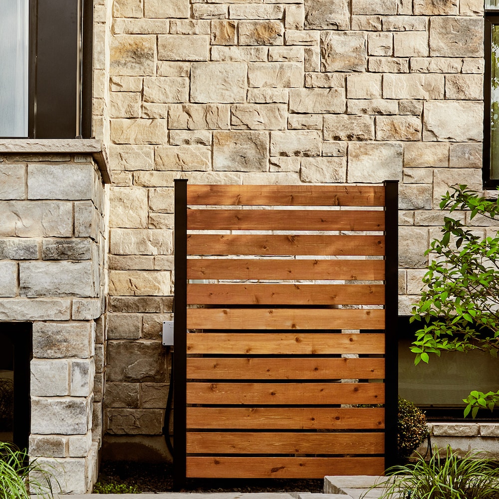 72" Aluminum Fence End Post & Hardware Kit Black ( Kit AA6)