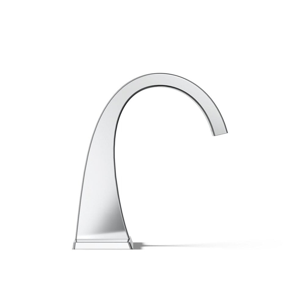 Robinet de salle de bain monotrou à poignée unique Katun en chrome poli