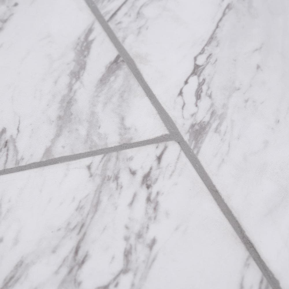Carrara Marble 12-inch x 24-inch Peel and Stick Vinyl Tile (20 sq. ft. / case)
