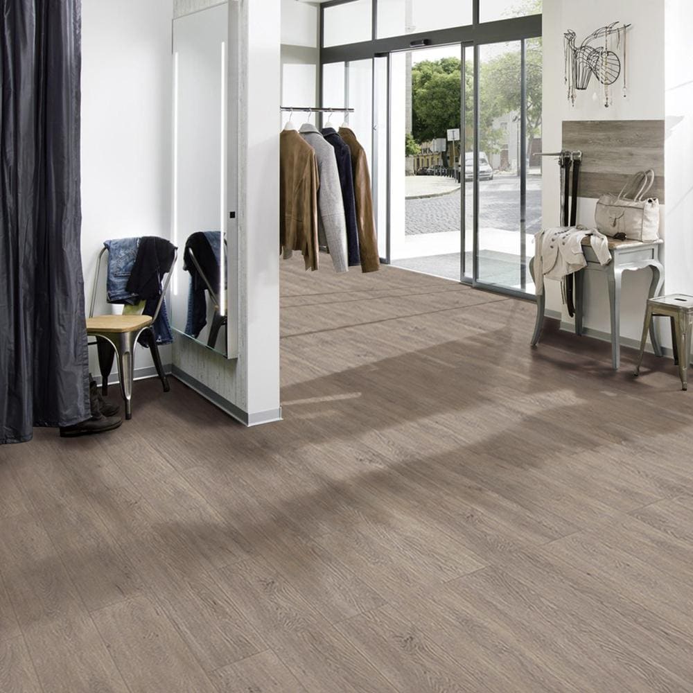 Taupe Oak 6-inch x 36-inch Peel and Stick Vinyl Plank (18 sq. ft. / case)