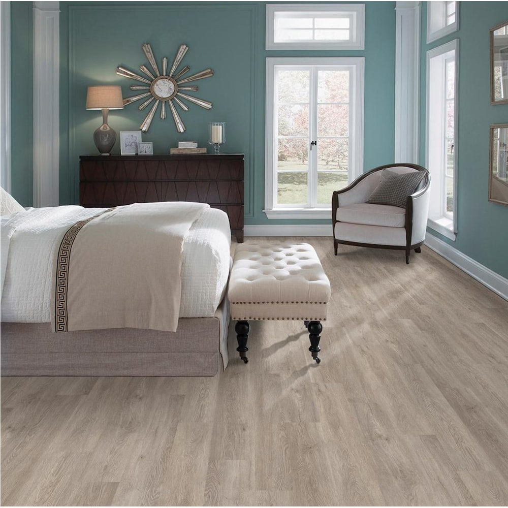 Taupe Oak 6-inch x 36-inch Peel and Stick Vinyl Plank (18 sq. ft. / case)