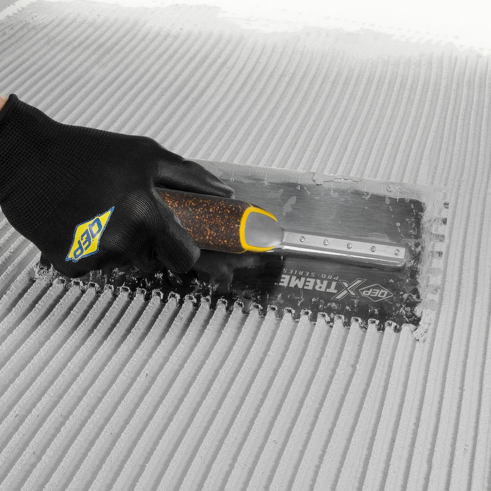 1/4 in. x 3/8 in. x 1/4 in. Cork Handle XL Stainless Steel Square-Notch Flooring Trowel