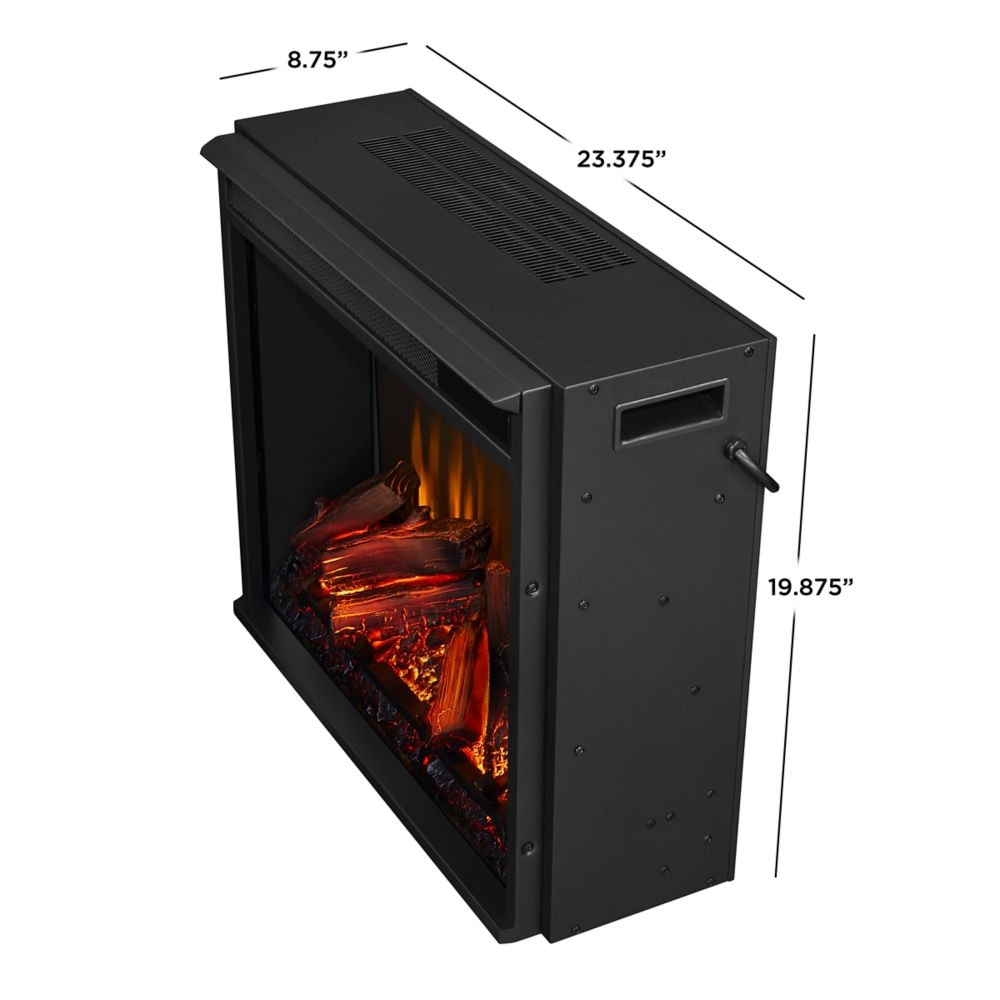 Ashley Electric Fireplace in Blackwash