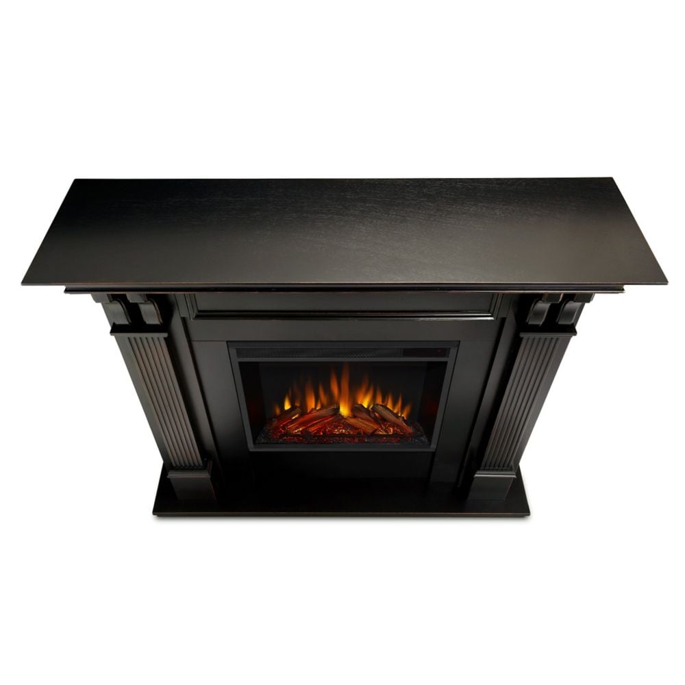 Ashley Electric Fireplace in Blackwash