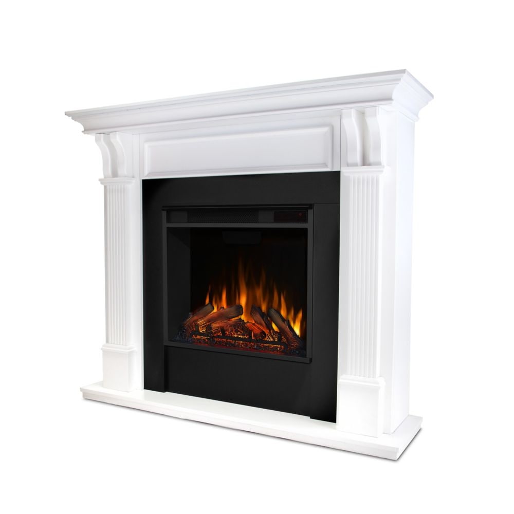 Ashley Electric Fireplace in White