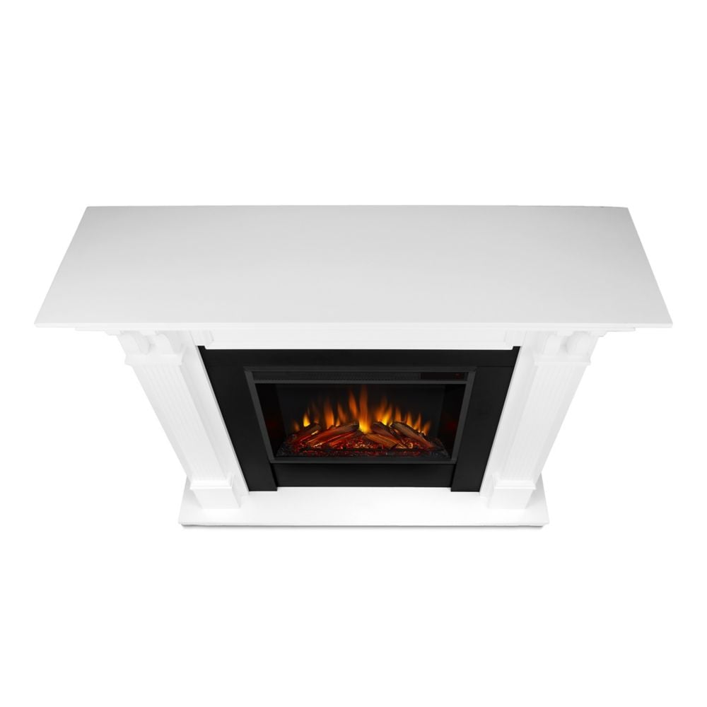Ashley Electric Fireplace in White