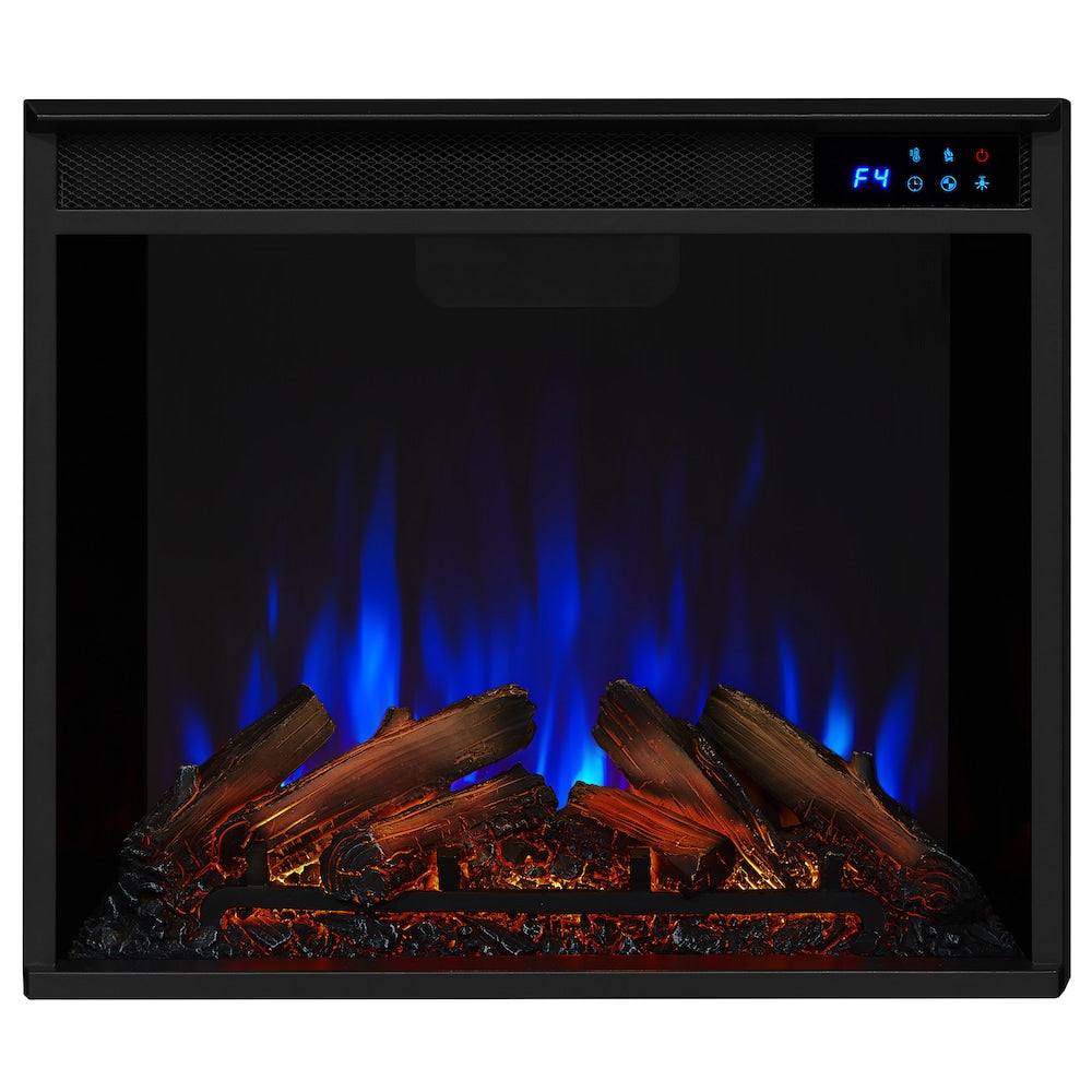 Aspen 49-inch Freestanding Electric Fireplace in Grey Barnwood