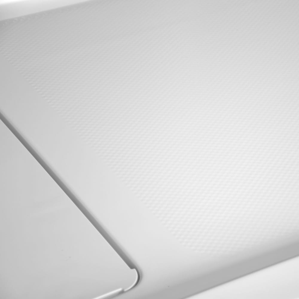 60-inch x 32-inch Acrylic Shower Base with Left Concealed Drain With Anti-Slip Surface