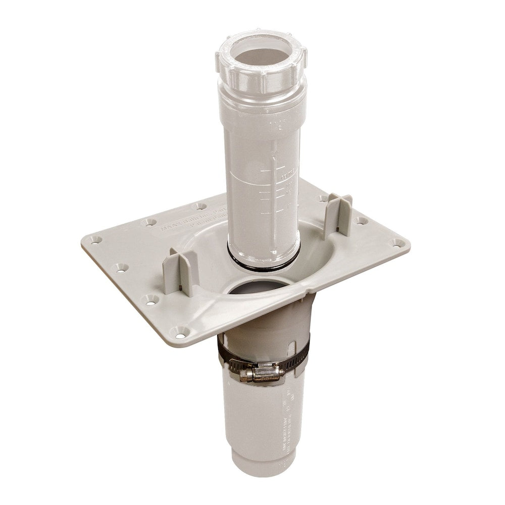 F2 Drain kit in PVC for Freestanding Bathtub Installation