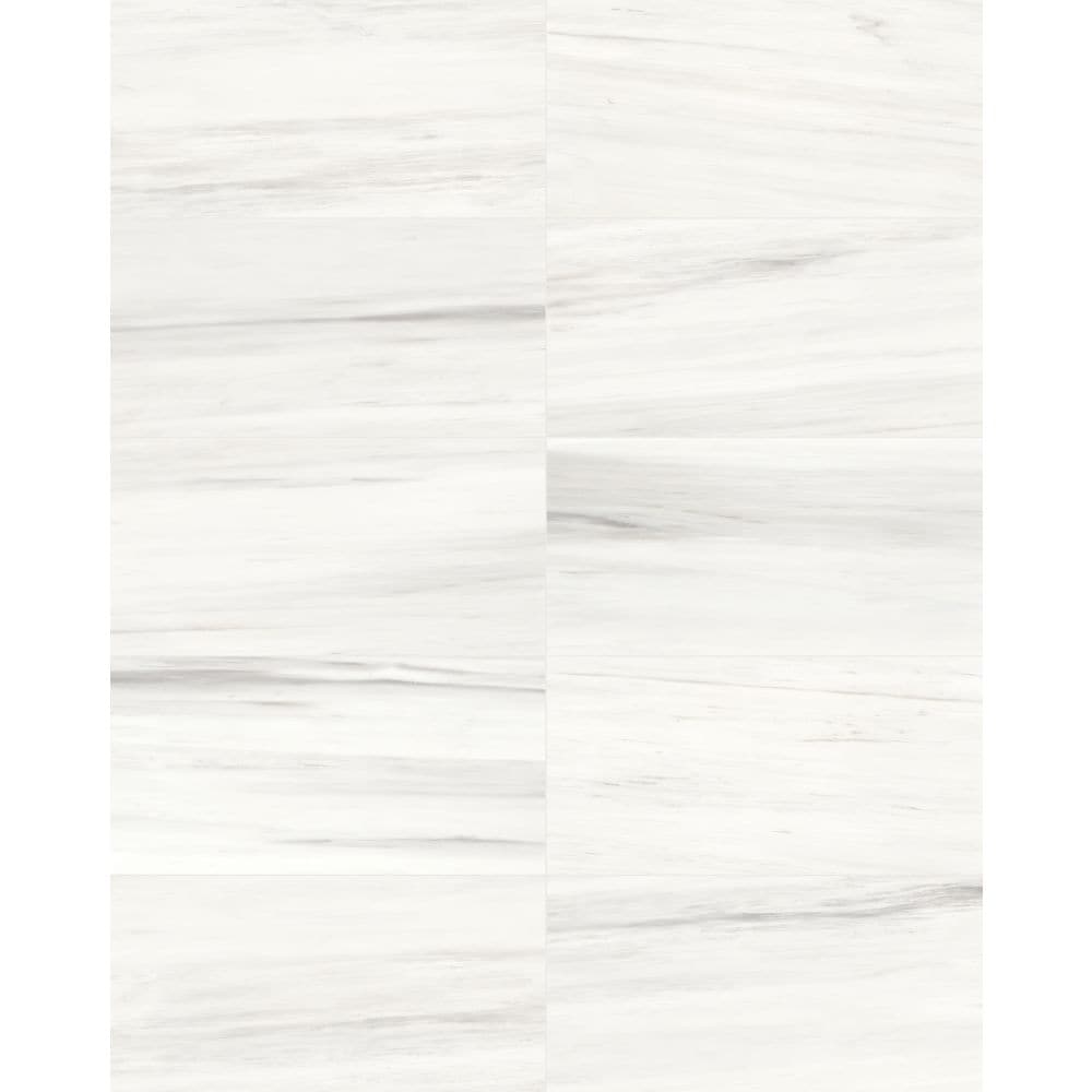 16-inch x 32-inch Dolomite Bianco Polished Rectified Porcelain Tile 13.78 sq. ft. / case
